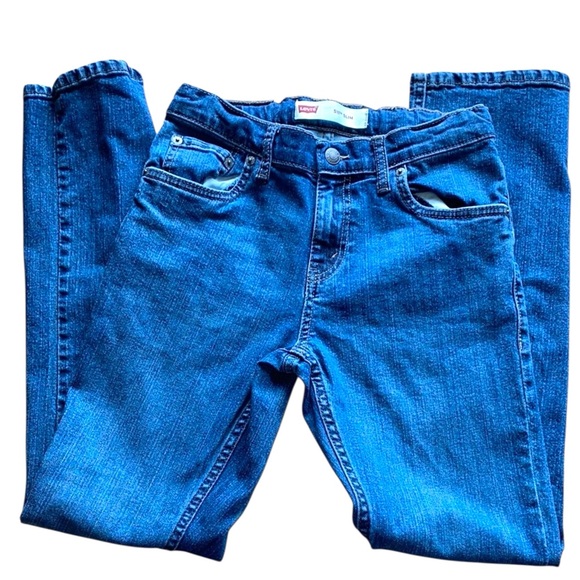 Levi's Classic Indigo Jeans SZ 14 (Boy) - Picture 2 of 7